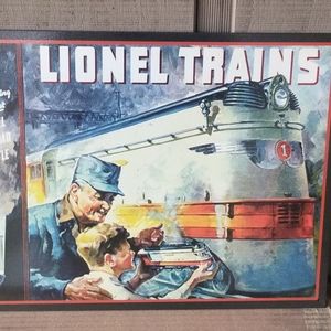 Lionel Trains Metal Sign